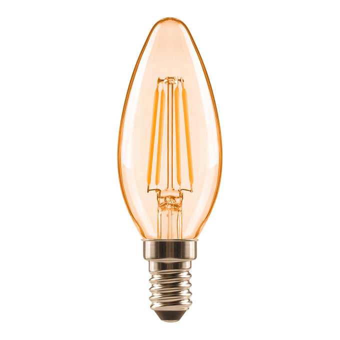 LED Classic B 20 Filament  2.5W 2400K Gold E14