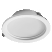 LED Downlight Set IP44 Dim Slim 160mm 18W Metal 830 White white, upright (thumbnail)