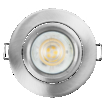Spot Set Recess Twistlock GU10 Adjustable 2.6W 827 Satin Nickel white, upright, alternat (thumbnail)