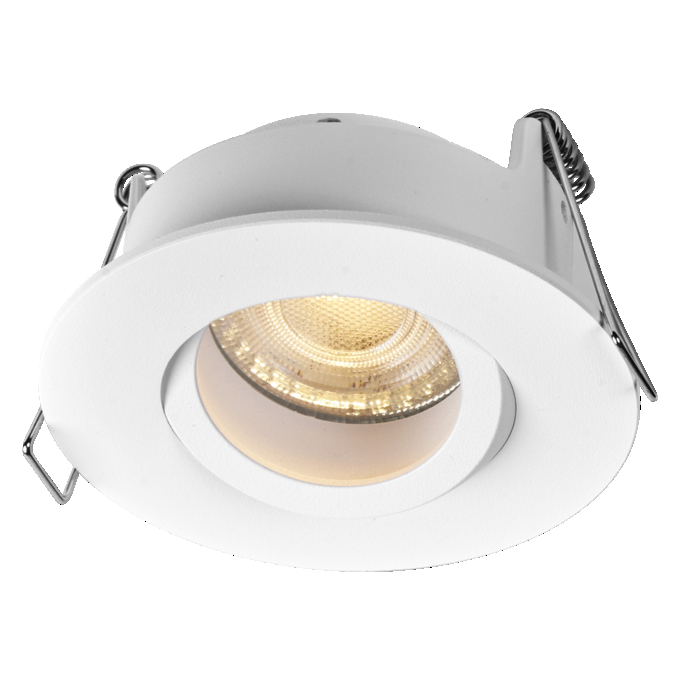 Spot Set Recess GU10 IP65 Press 4.5W 827 White white, upright, sw. on