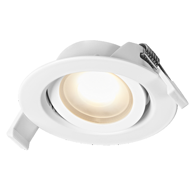 Spot Set Recess DIM 4.9W 827 120° White white, upright, sw. on