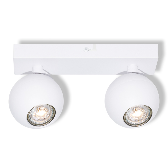 LED SPOT SPHERAL WHITE 2XGU10
