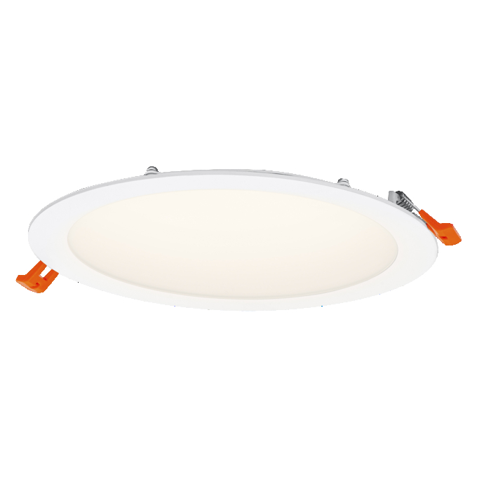 LED spot and downlight recess slim 225mm 22W 830 White white, upright, sw. on
