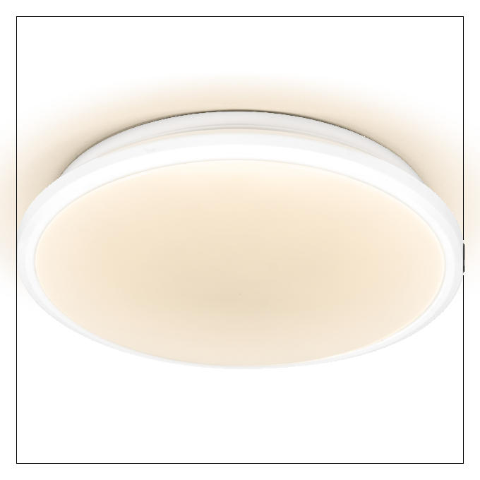 Essential Orbis Sensor 380mm 24W 830 White white, upright, sw. on