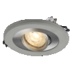Concrete Spot GU10 Bright 4.5W Satin Nickel white, upright, sw. on (thumbnail)