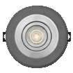 Concrete Spot GU10 Dark  4.5W Satin Nickel white, upright, alternat (thumbnail)