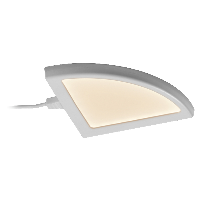 Undercabinet Lineaflex Corner 0.88W CCT DIM white, upright, sw. on