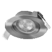 Spot Set Recess Adjustable 4.9W 827 36° Satin Nickel white, upright (thumbnail)