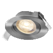 Spot Set Recess Adjustable 4.9W 827 36° Satin Nickel white, upright, sw. on (thumbnail)