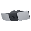 ENDURA Style USB Volt 2 Flood Adjustable Sensor IP54 Dark Grey white, upright (thumbnail)