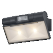 ENDURA Style USB Adjustable Up-Down Double Sensor IP44 Dark Grey white, upright, sw. on (thumbnail)