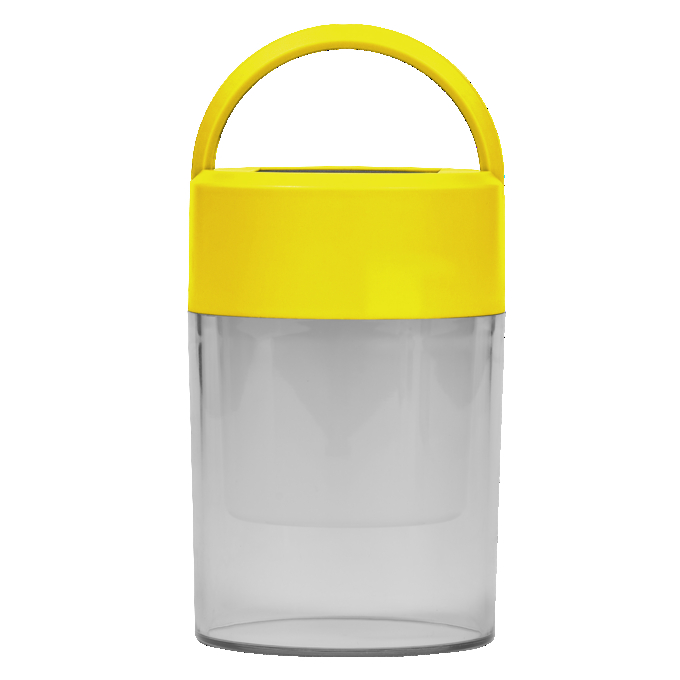 ENDURA Style Solar Table IP44 Yellow white, upright, alternat