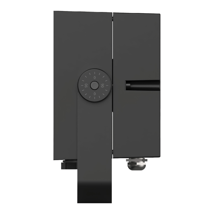 Floodlight Square 36W 840 SYM10 BK white, profile