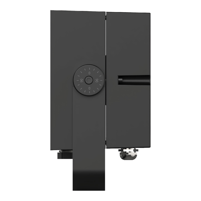Floodlight Square 36W 840 SYM45 BK DALI white, profile