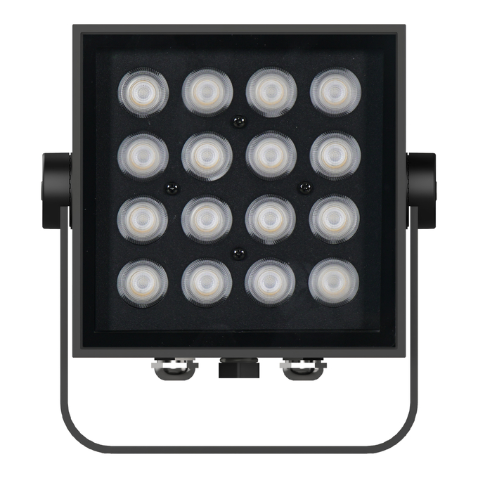 Floodlight Square 36W 840 SYM45 BK DALI white, upright