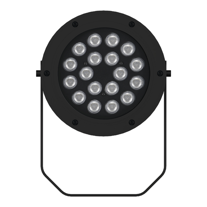 Floodlight Round 36W 830 SYM45 BK white, upright