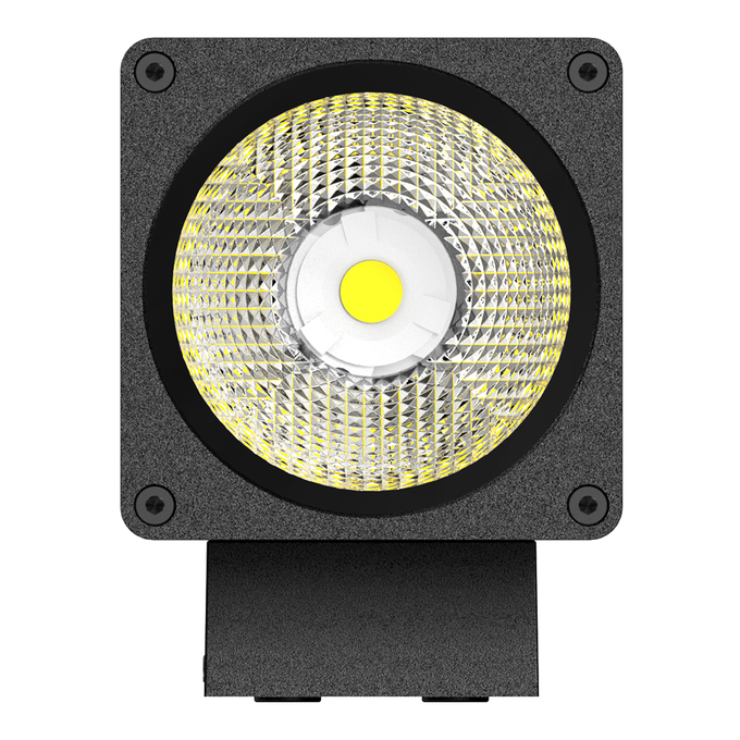 Spot Square 6W 840 SYM23 BK white, bottom view
