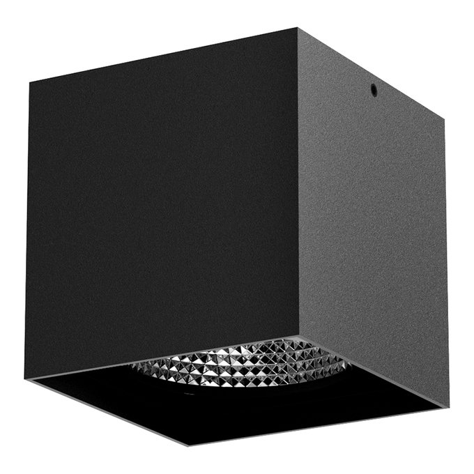 Ceiling Square 7W 840 SYM24 BK 