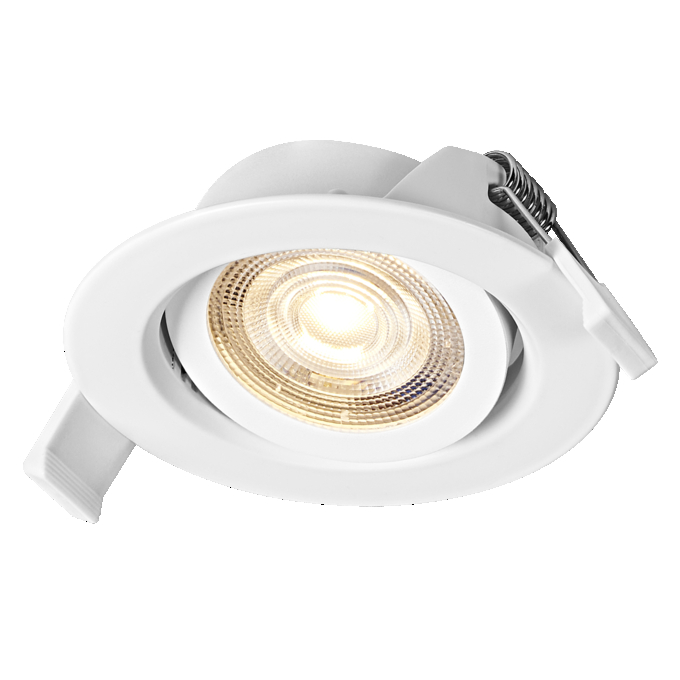 Spot Set Adj Simple Dim 3 x 4.9W 2700K White white, upright, sw. on