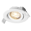Spot Set Adj Simple Dim 3 x 4.9W 2700K White white, upright, sw. on (thumbnail)