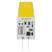LED PIN Micro 20 260° DIM P 2W 827 Clear G4 white, upright, LEDVANCE logo (thumbnail)