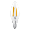 LED Classic B 40 Filament Energy efficiency class A 2.2W 827 Clear E14 white, upright (thumbnail)