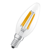 LED Classic B 40 Filament Energy efficiency class A 2.2W 827 Clear E14 white, diagonal (thumbnail)