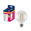 LED Globe 80 60 Filament 7W 2700K Clear E27 Fotografie combinată = Fotografiede prezentare + Imagine cu ambalaj (thumbnail)
