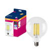 LED Globe 125 120 Filament 13W 4000K Clear E27 Fotografie combinată = Fotografiede prezentare + Imagine cu ambalaj (thumbnail)