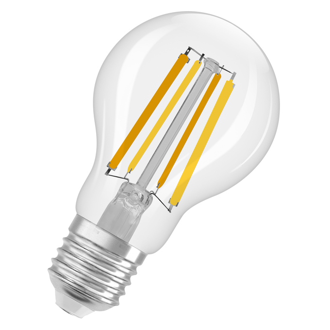 LED CLASSIC A 75 Filament GLOW DIM P 7.8W 930…922 Clear E27 white, diagonal