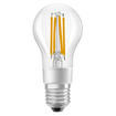 LED Classic A 60 Filament Motion & Daylight sensor S 7.3W 827 Clear E27 white, upright (thumbnail)