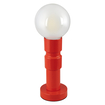 Decor Bolty Table E27 Red white, upright, sw. on (thumbnail)