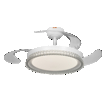 Ceiling Fan Cierzo 1220mm 60W CCT RGB white, upright, sw. on (thumbnail)