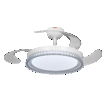 Ceiling Fan Cierzo 1220mm 60W CCT RGB white, upright, sw. on (thumbnail)
