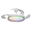 Ceiling Fan Cierzo 1220mm 60W CCT RGB white, upright, sw. on (thumbnail)