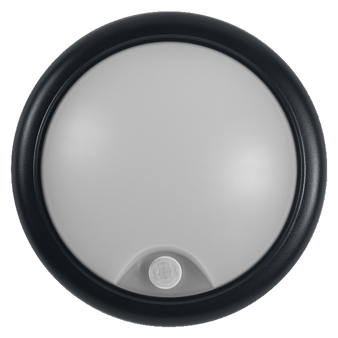 LED Bulkhead Motus Round 15W CCT Sensor Black white, upright, alternat