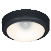 LED Bulkhead Motus Round 15W CCT Sensor Black white, upright, sw. on (thumbnail)