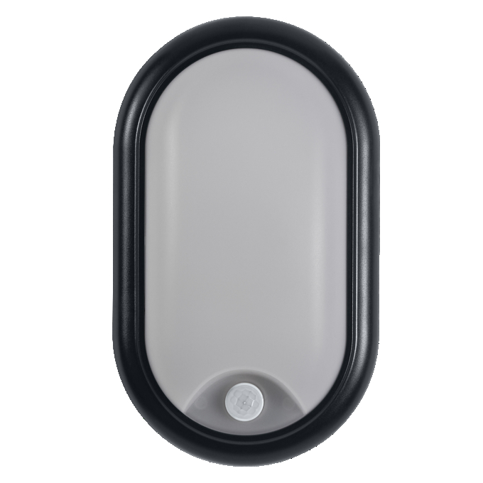 LED Bulkhead Motus Oval 15W CCT Sensor Black white, upright, alternat