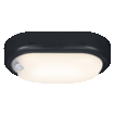 LED Bulkhead Motus Oval 15W CCT Sensor Black white, upright, sw. on (thumbnail)