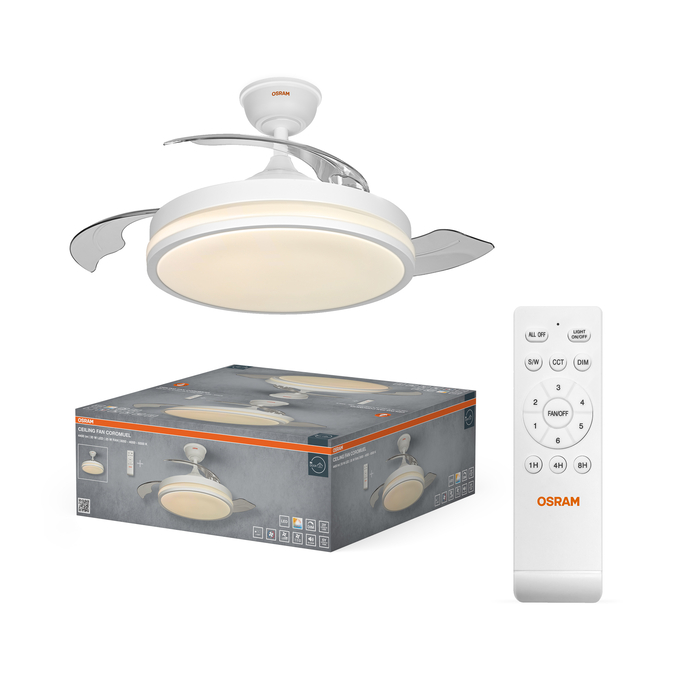 CEILING FAN COROMUEL 60W DIM Kombinirani snimak = Slika proizvoda + slika pakiranja
