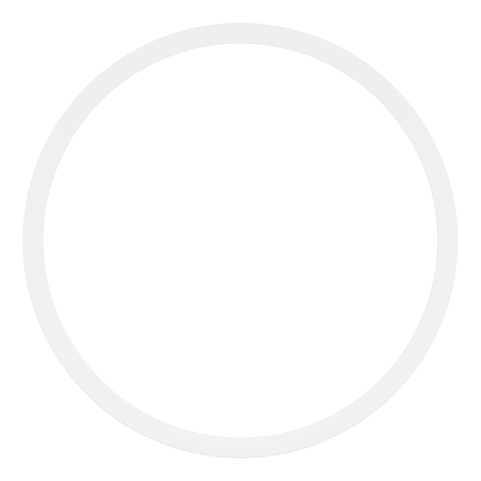 BLKH RD RING 250 WT white, upright