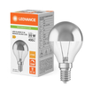 LED CLASSIC P 35 DIM COB P 3.4W 827 Mirror silver E14 Fotografie combinată = Fotografiede prezentare + Imagine cu ambalaj (thumbnail)