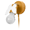 Wall Butterfly E27 Yellow EU Plug white, upright, alternat (thumbnail)