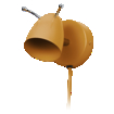 Wall Ant GU10 Yellow EU Plug white, upright (thumbnail)