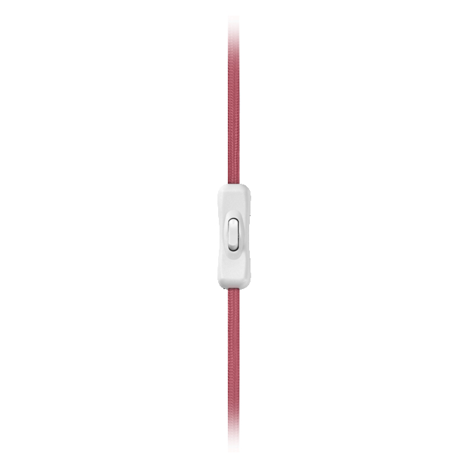 Wall Mouse E14 Pink EU Plug white, incl. accessory
