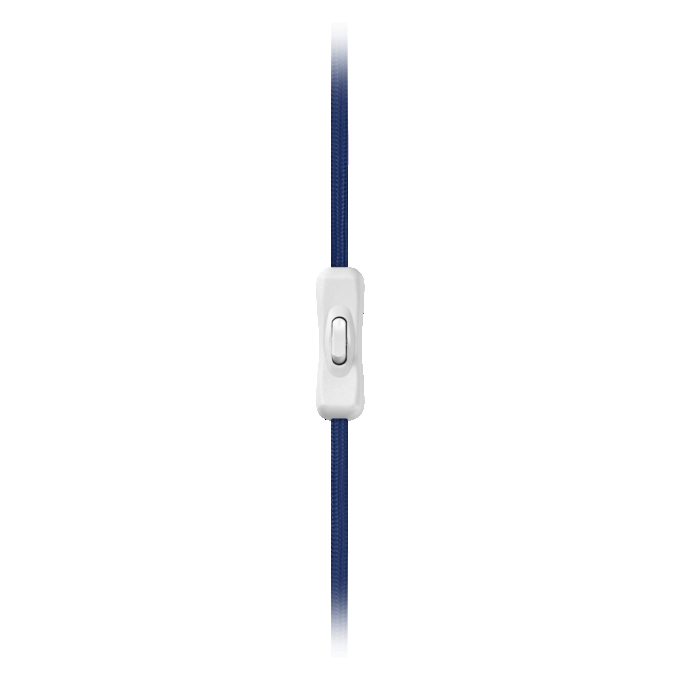 Wall Mouse E14 Blue EU Plug white, incl. accessory