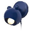 Wall Mouse E14 Blue EU Plug white, upright, sw. on (thumbnail)