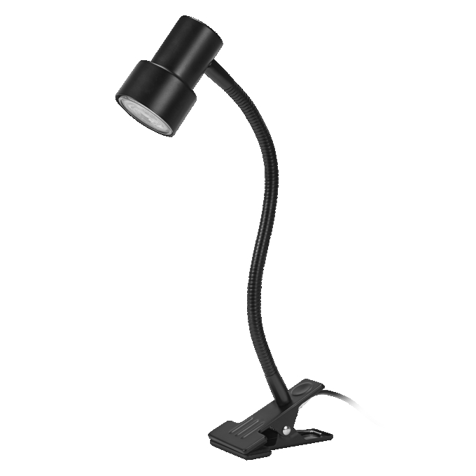 Clip Step Flex GU10 Black EU Plug white, upright, alternat