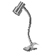Clip Step Flex GU10 Satin Nickel EU Plug white, upright, alternat (thumbnail)