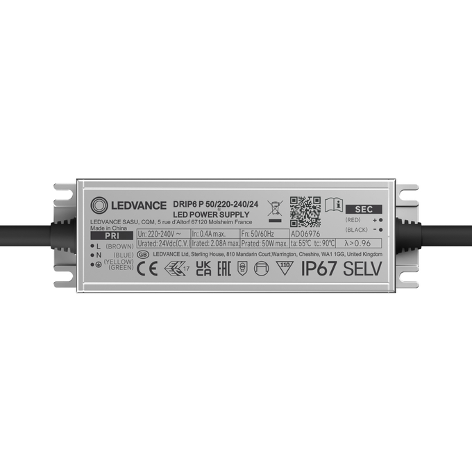DRIP6 P 50/220-240/24 white, upright